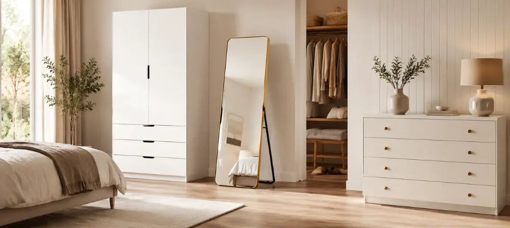 Wardrobe & Mirror