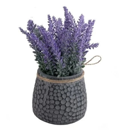 MODERN LAVENDER ARTIFICIAL PLANT WITH POT