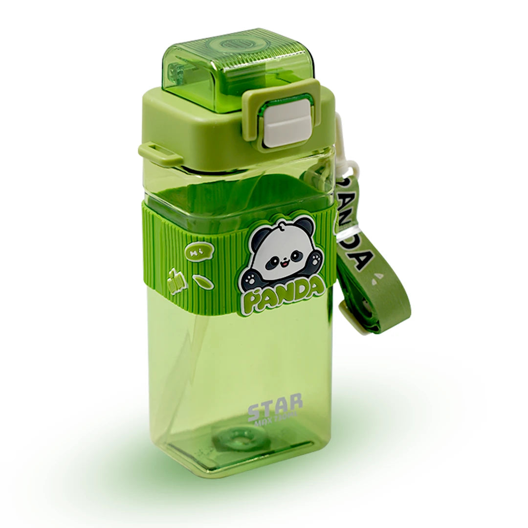 PANDAGRIP KIDS WATER BOTTLE - GREEN
