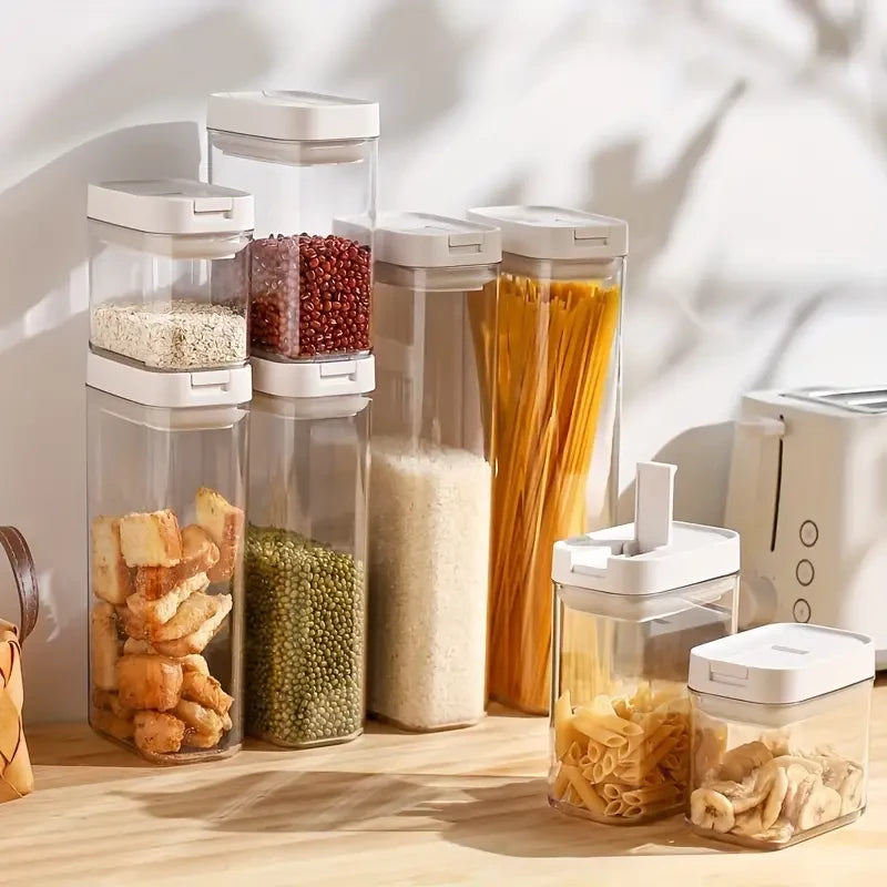 1200ml SQUARE AIRTIGHT CANISTER ORGANIZERS AND STORAGE