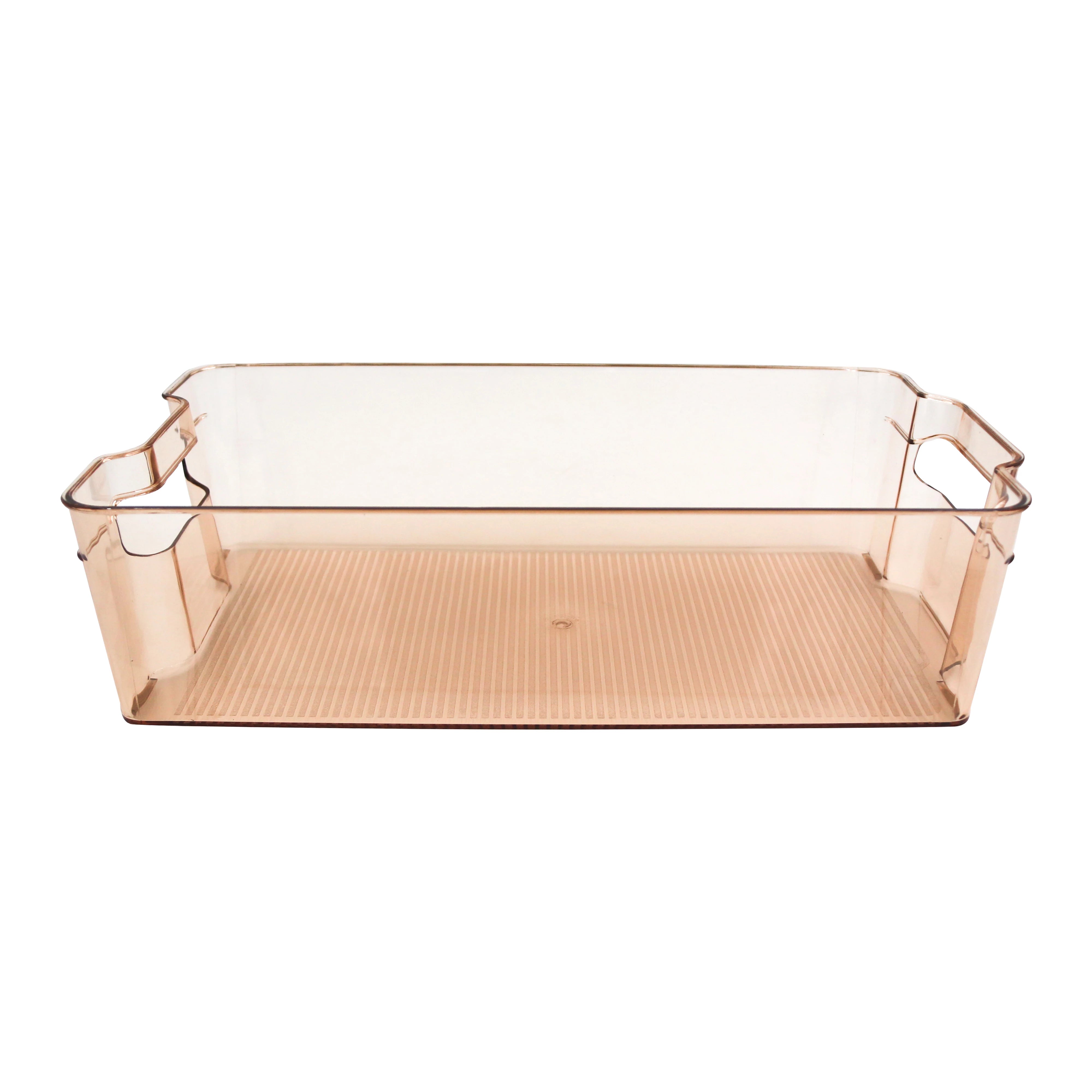 PLASTIC MULTI-PURPOSE STORAGE BASKET