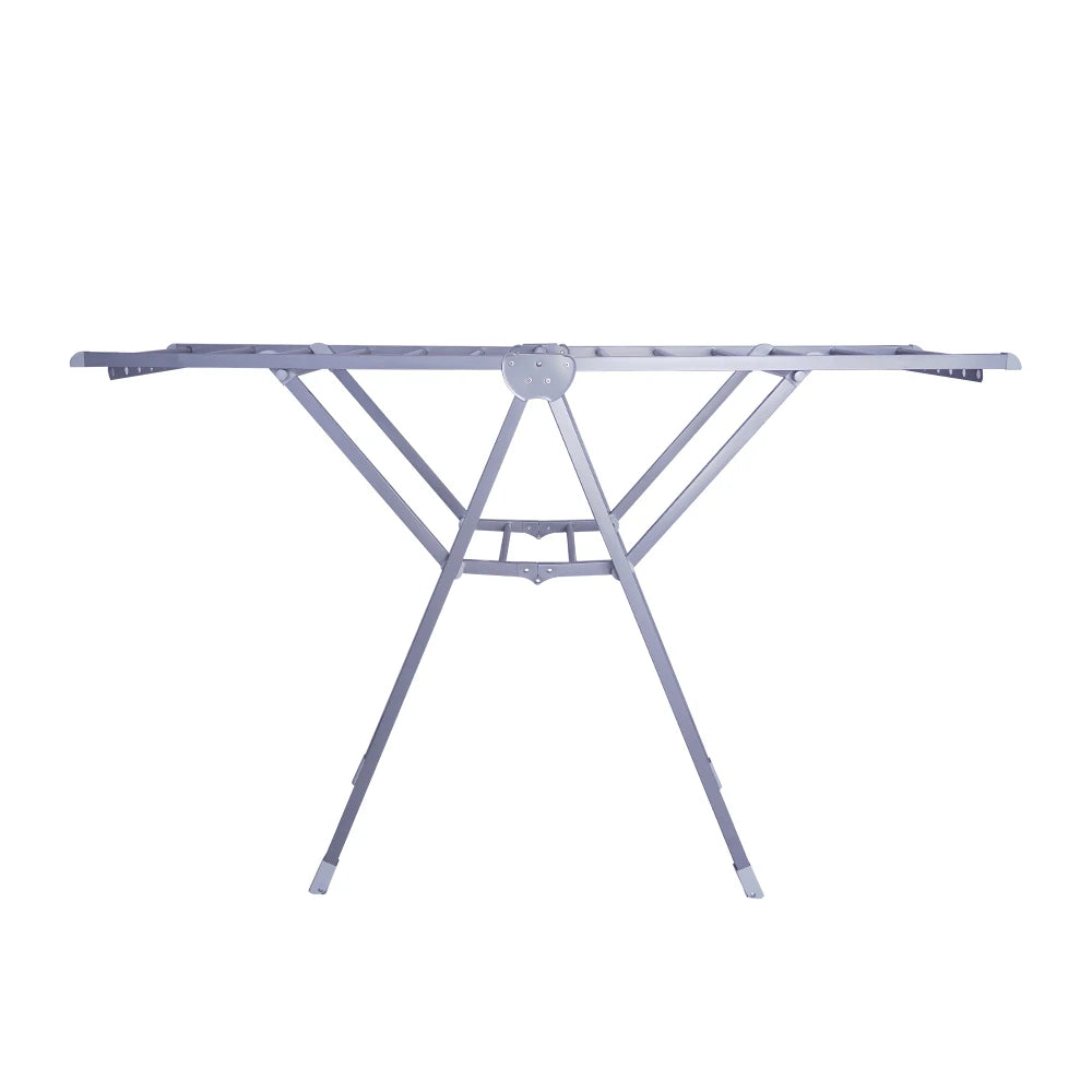 Durable Aluminum Cloth Drying Rack / Aluminum Laundry Hanger Stand-Grey