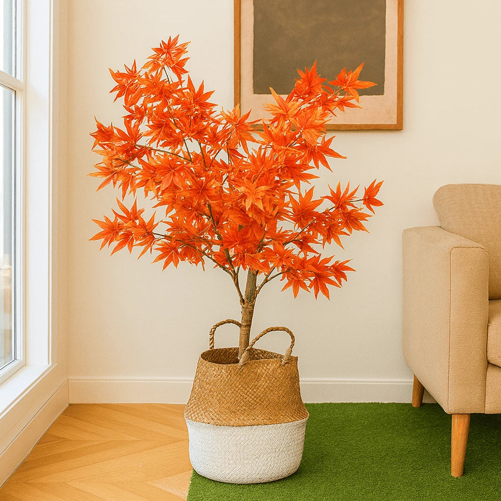 Decorative Artificial Maple Tree with Pot - Indoor Decoration Plant