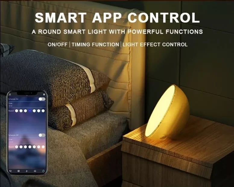 Smart Table Lamp Dimmable Smart Table Lamp – Multi-Color LED Lighting for Home & Office ...