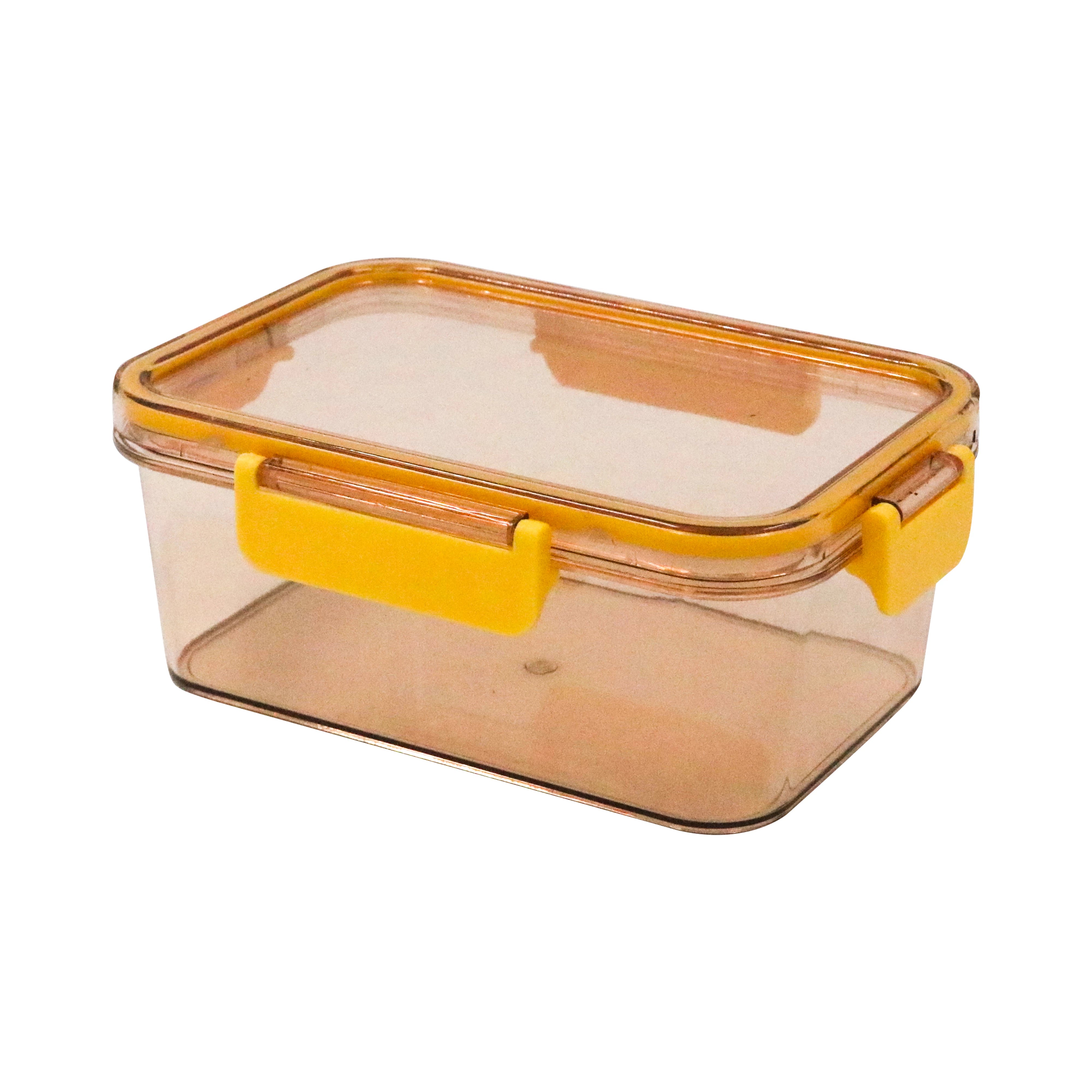 AIRTIGHT PLASTIC FOOD STORAGE BOX-ORANGE