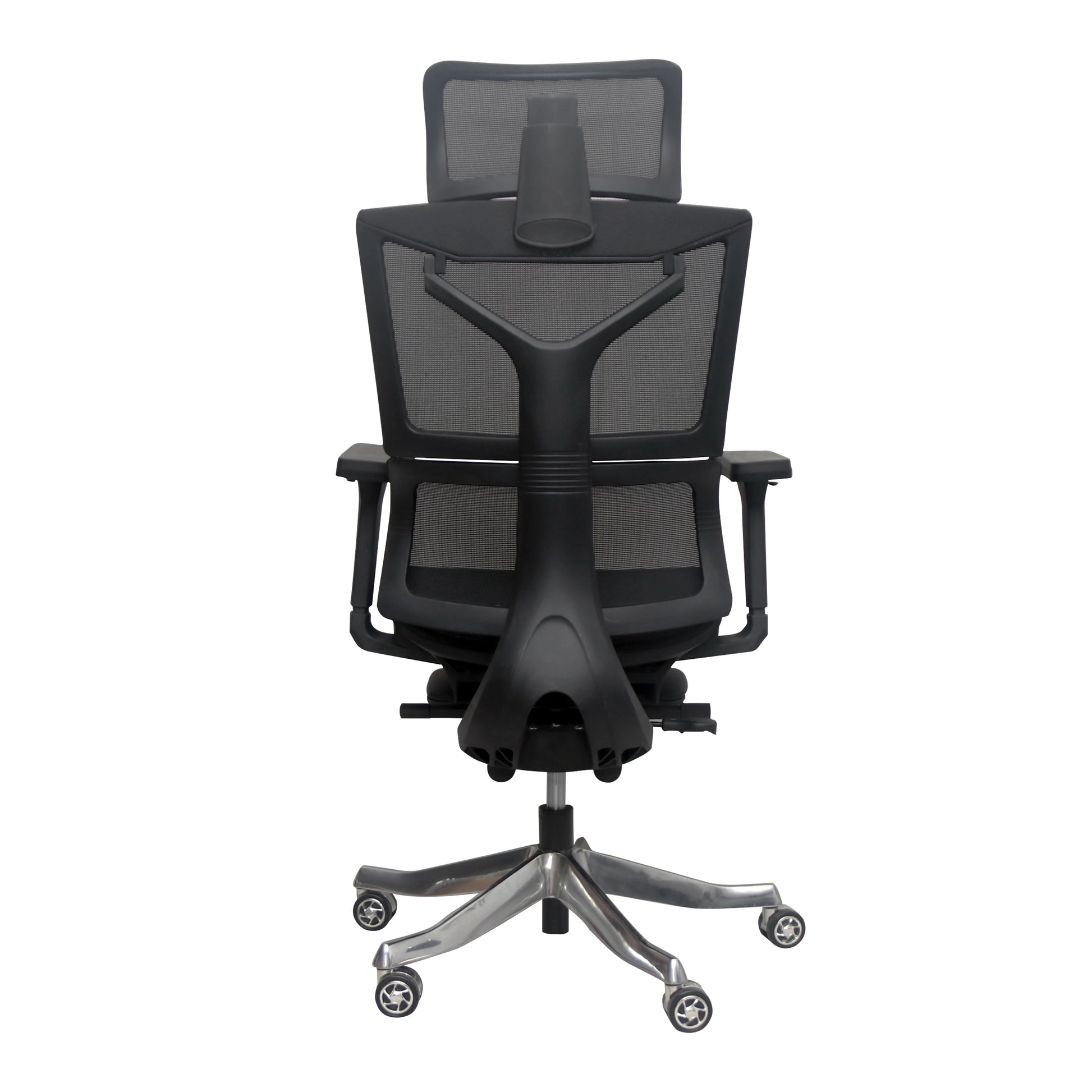 BLACK JACINDA HIGHBACK ERGONOMIC OFFICE CHAIR WITH FOOT REST