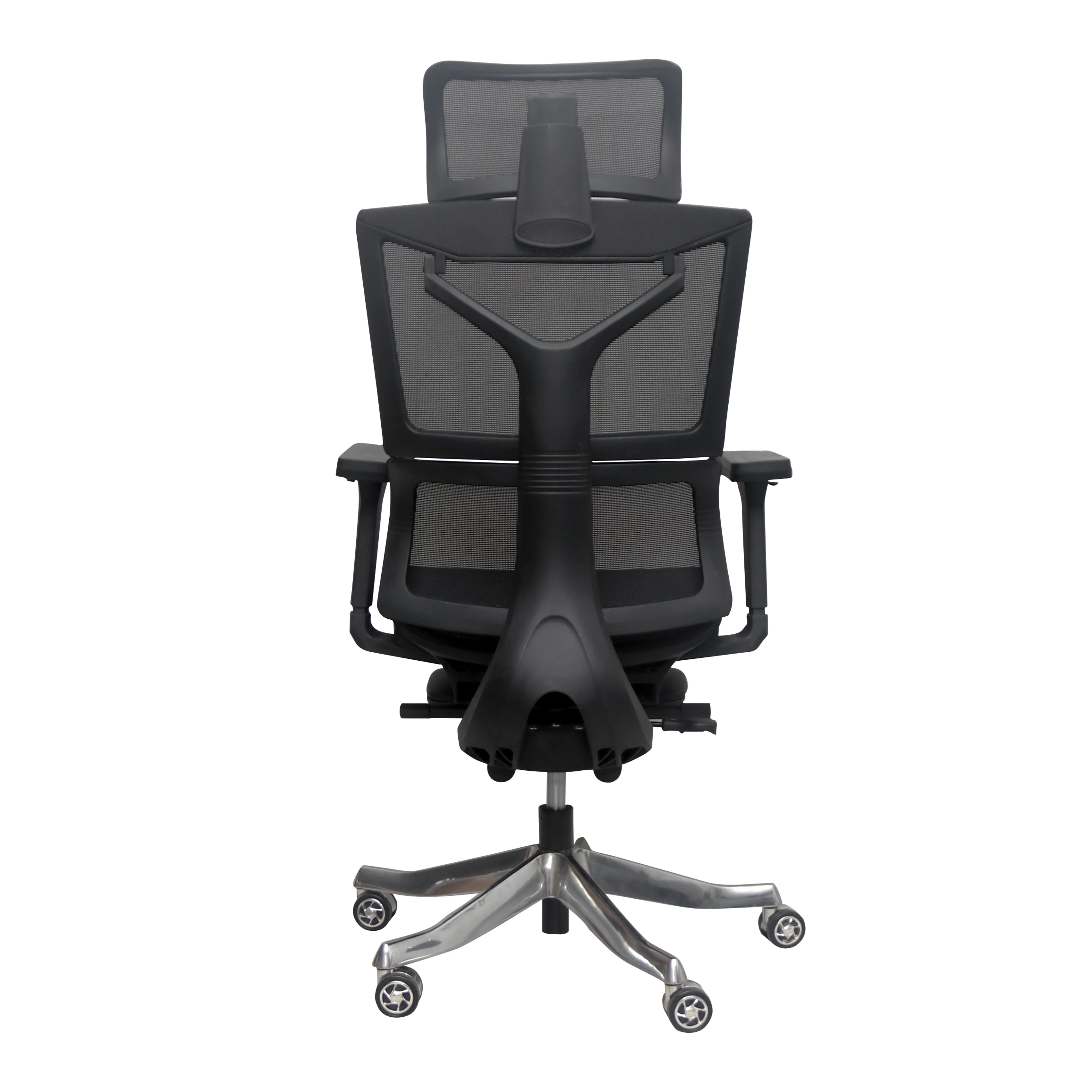BLACK JACINDA HIGHBACK ERGONOMIC OFFICE CHAIR WITH FOOT REST