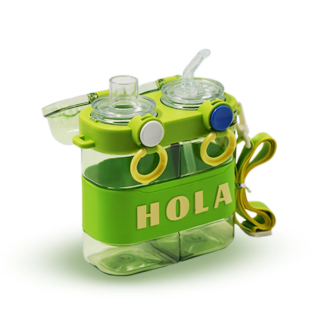 HOLA TWINSIP KIDS WATER BOTTLE - GREEN