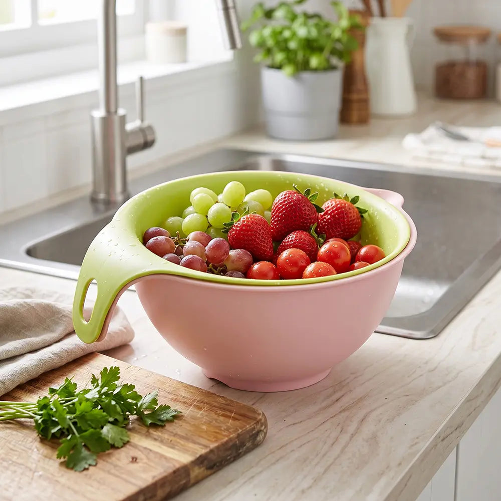 2-in-1 Colander and Mixing Bowl