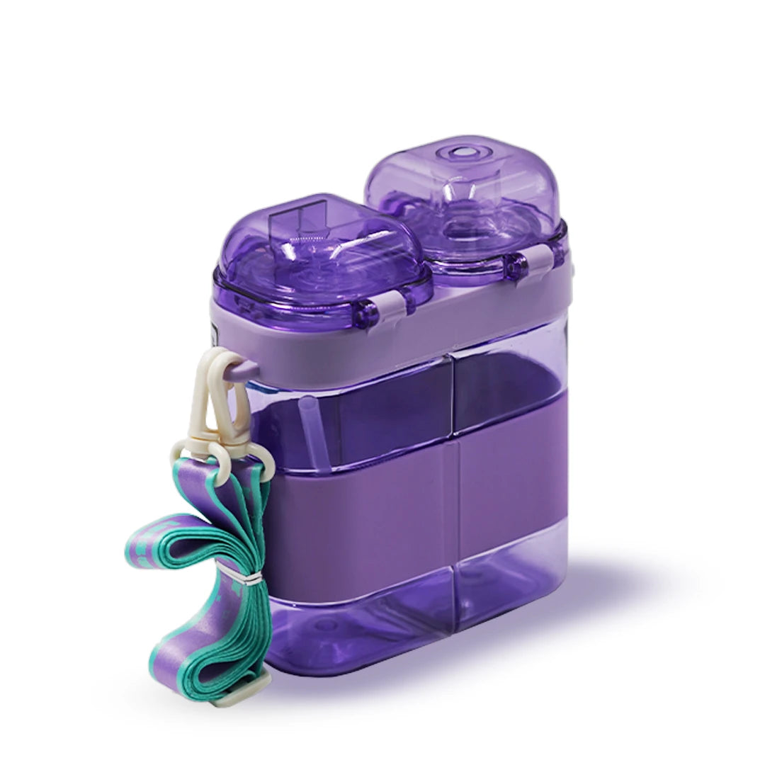 HOLA TWINSIP KIDS WATER BOTTLE - PURPLE