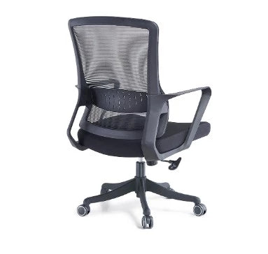 ADJUSTABLE MESH OFFICE CHAIR WITH LUMBAR SUPPORT