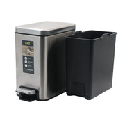 EKO Slim Step Trash Bin / EKO Rectangular Pedal Waste Bin with Soft-Close Lid – 6L