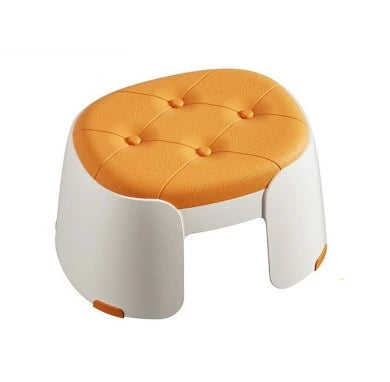 LUXETUFT HEAVY-DUTY CHILDREN PLASTIC STOOL-ORANGE