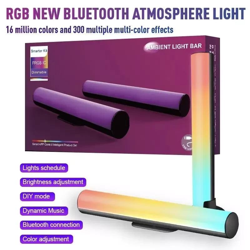 DIMMABLE DESKTOP RGB LED LIGHTS – SMART LIGHTING FOR GAMING & OFFICE