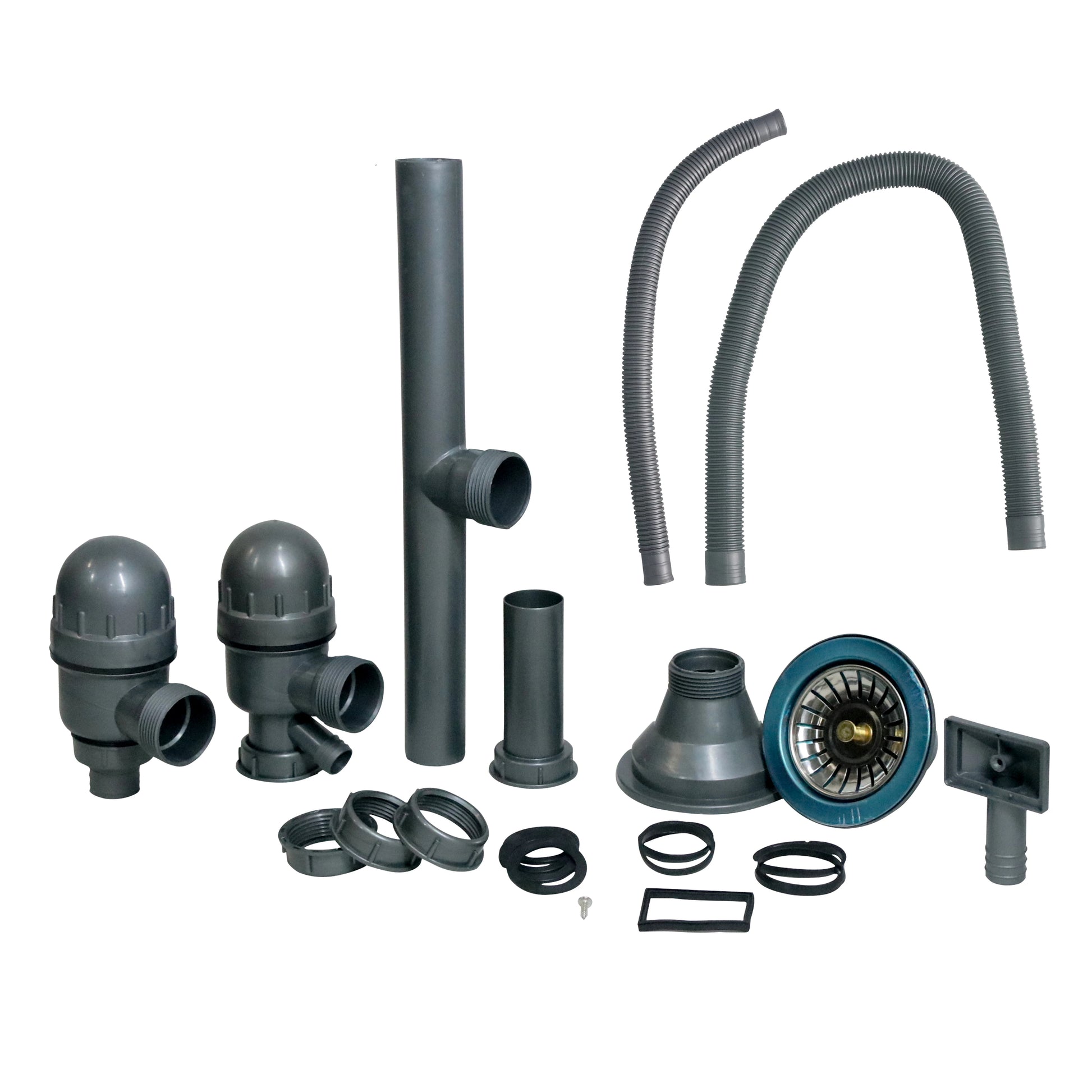 STAINLESS STEEL BLACK FINISH DOUBLE BOWL SINK