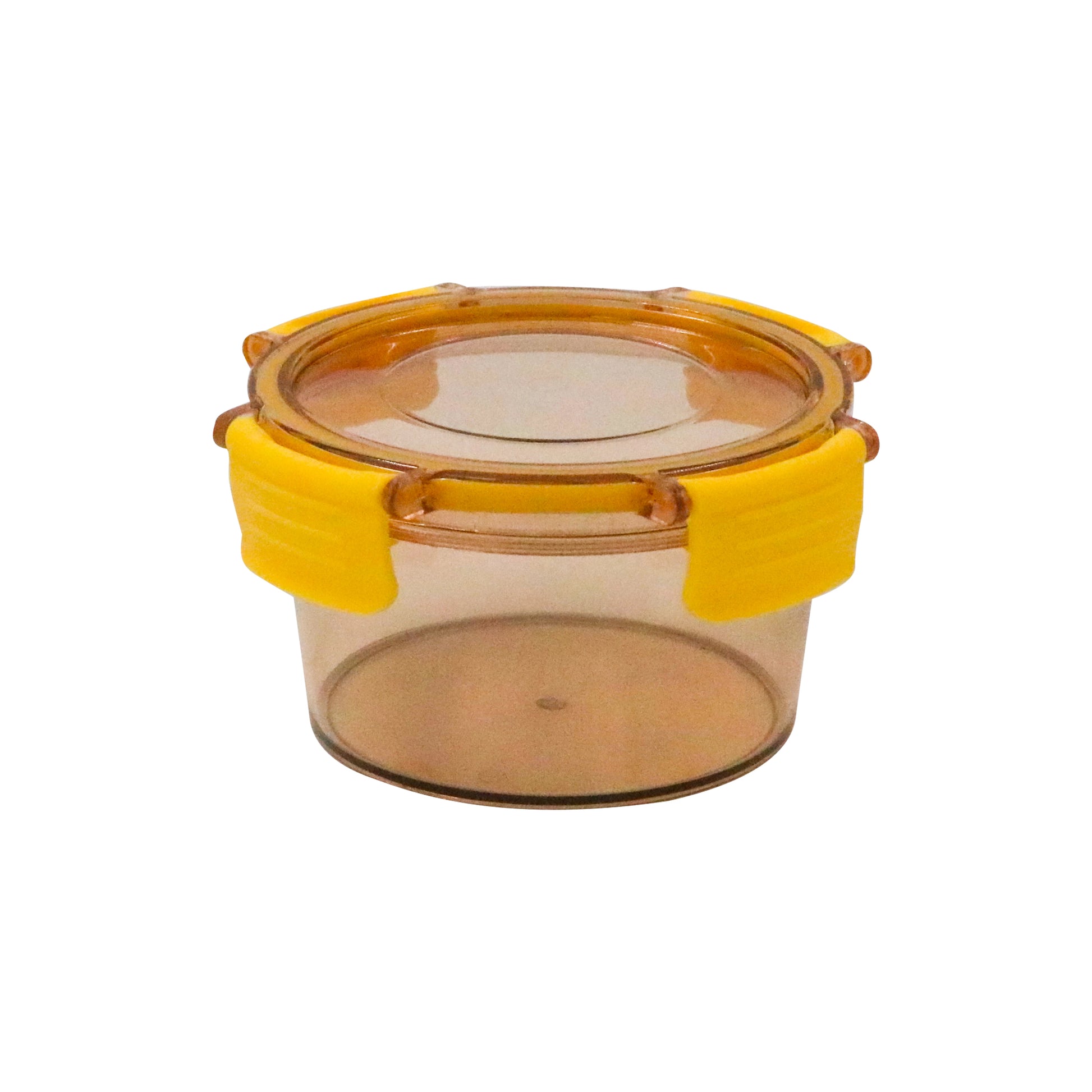 ROUND AIRTIGHT CLIP-LOCK FOOD STORAGE BOX