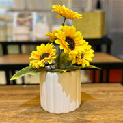 NORDIC WHITE WAVE FLOWER VASE