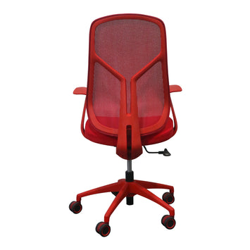 ERGONOMIC FLEX MOTION BACK MESH OFFICE CHAIR - RED