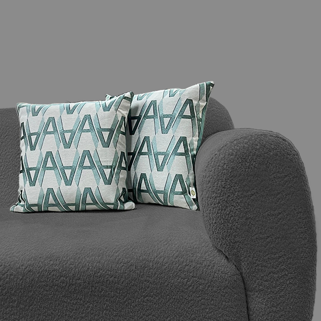 VIBE PATTERN SOFA PILLOW COVER - GREEN