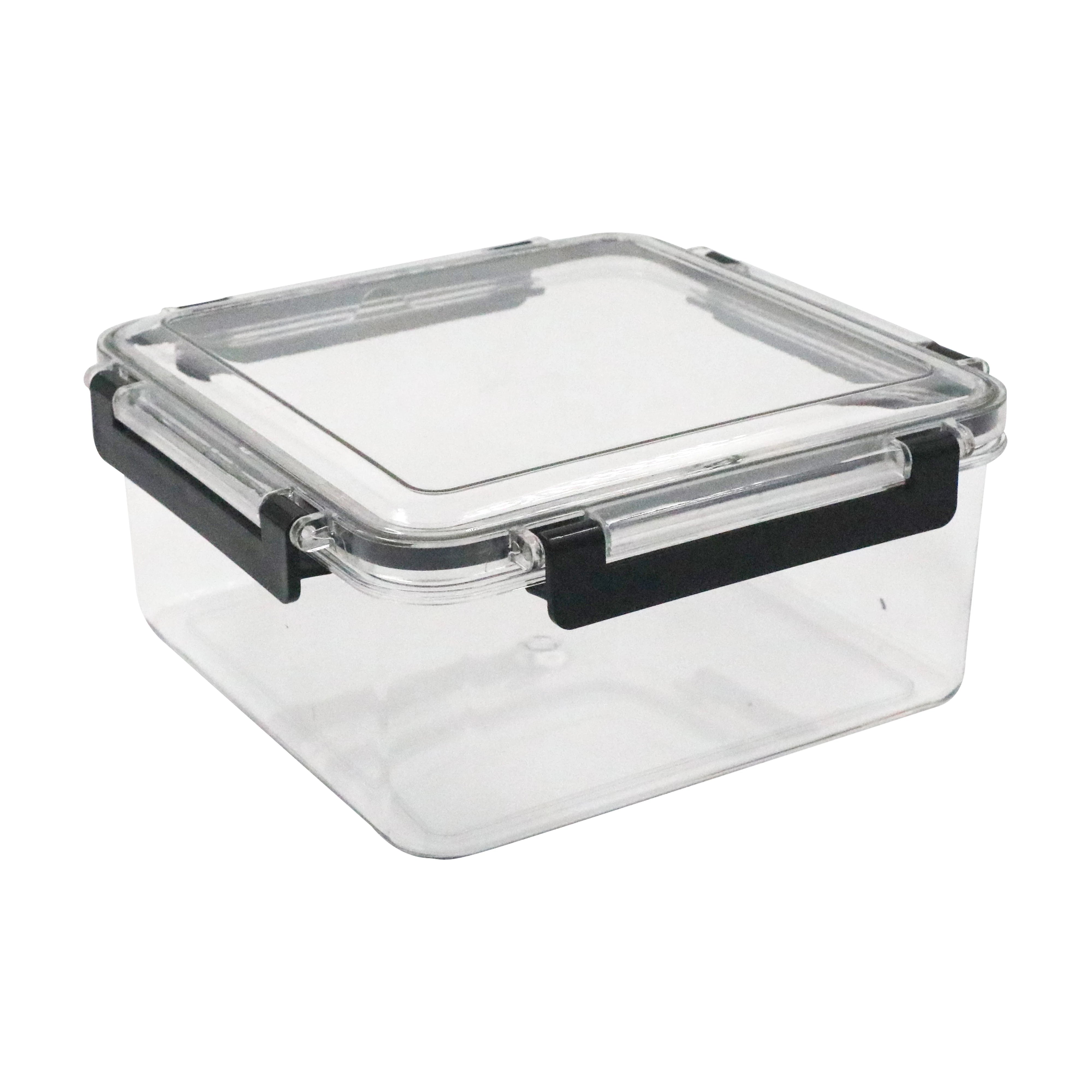 AIRTIGHT SQUARE CLEAR FOOD STORAGE CONTAINER