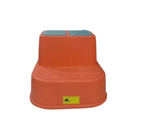 KIDS TWO-STEP SAFETY STOOL - ORANGE