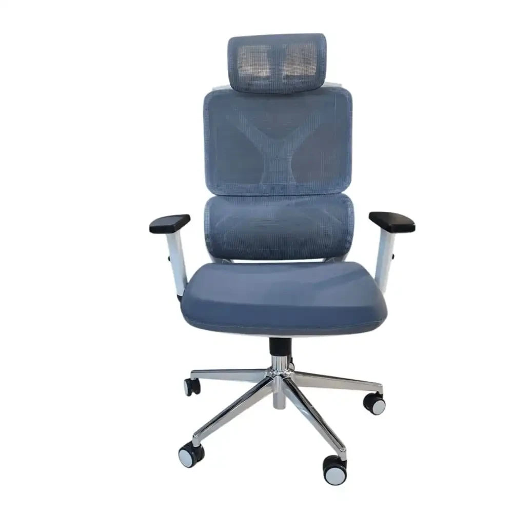 ERGONOMIC EXECUTIVE CHAIR WITH ADJUSTABLE HEADREST AND LUMBAR SUPPORT