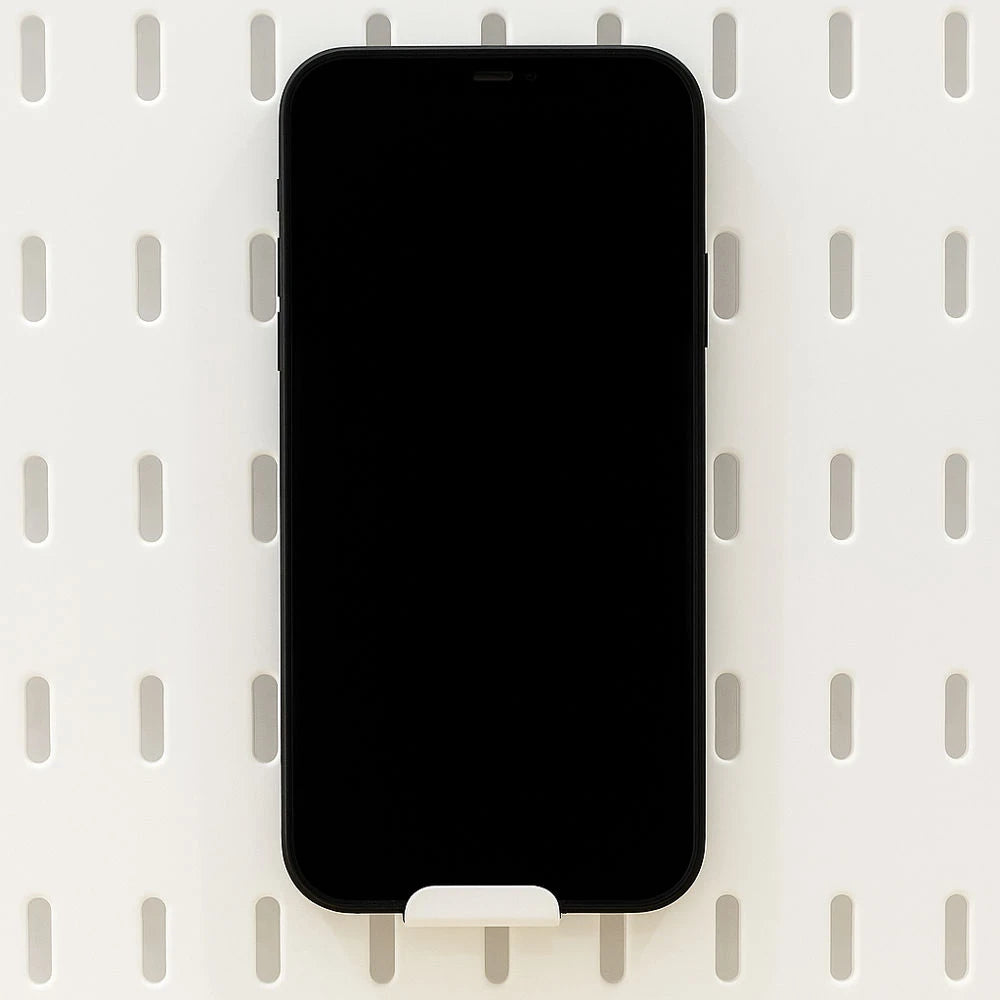 Mobile Phone Holder for Pegboard