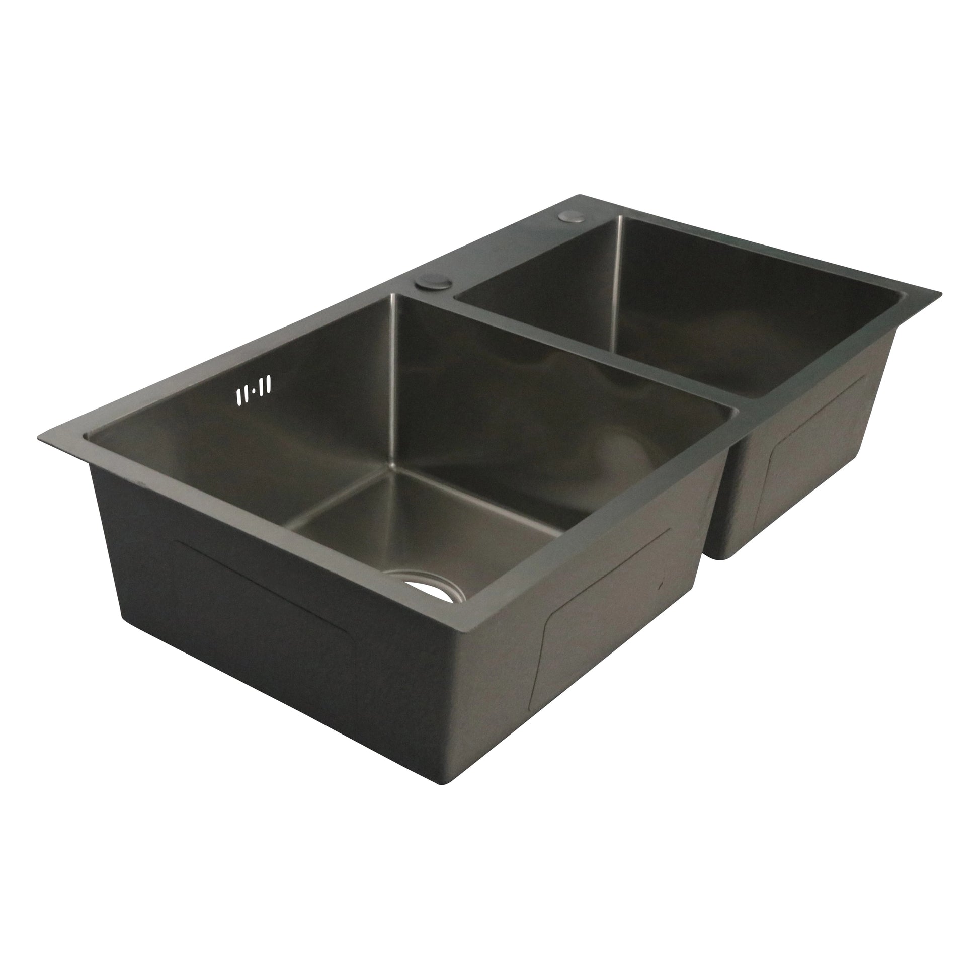 STAINLESS STEEL DOUBLE BOWL SINK