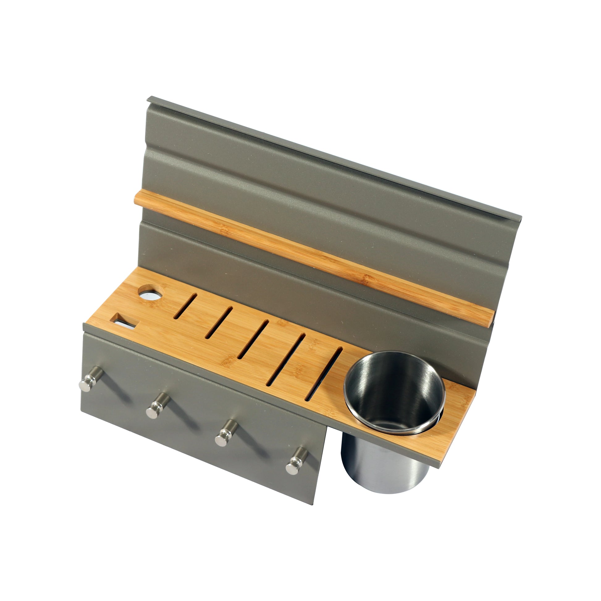 STEEL & BAMBOO KITCHEN STATION