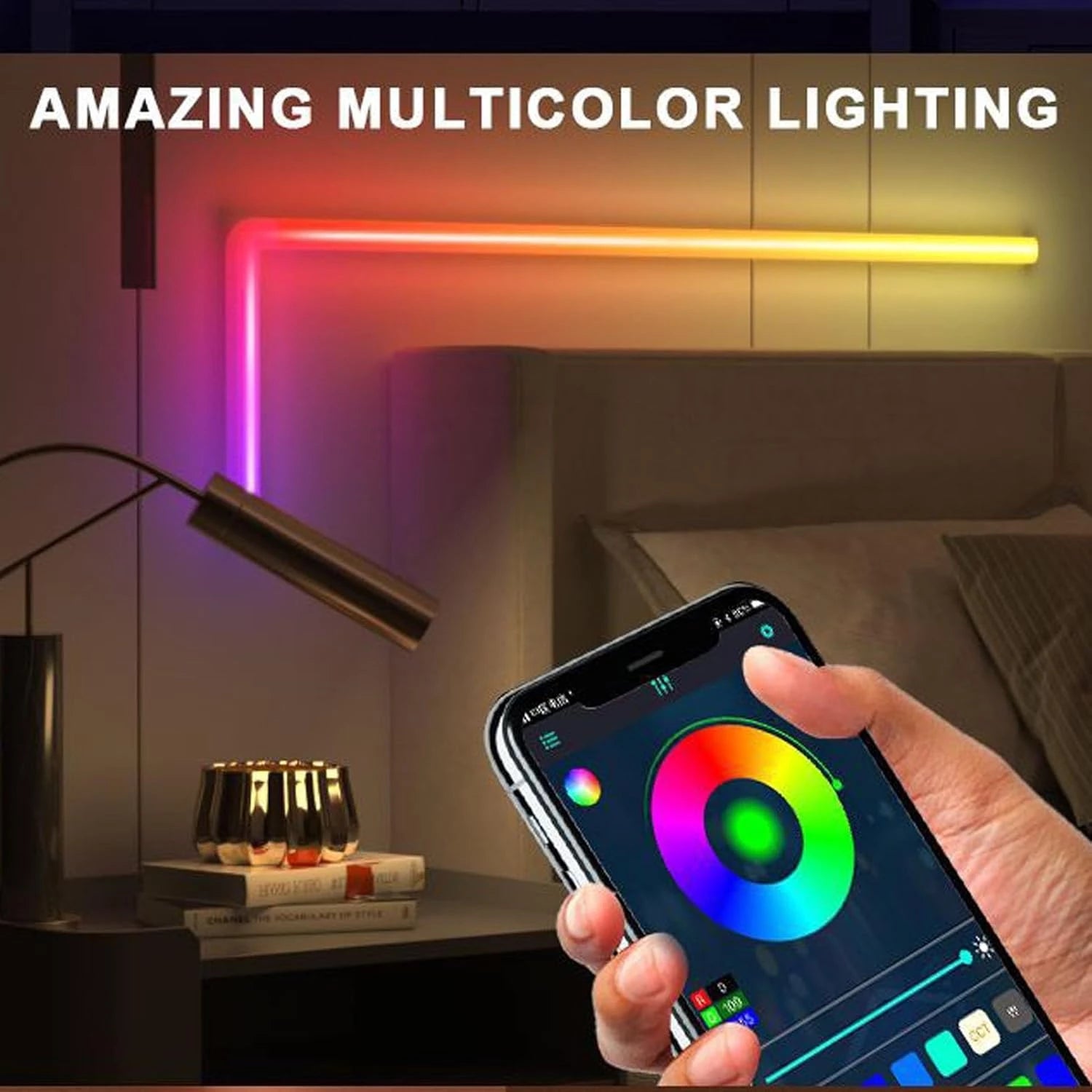 Programable Led Light Wall Dimmable wall LED lights – smart app controlled intelligent lighting ...