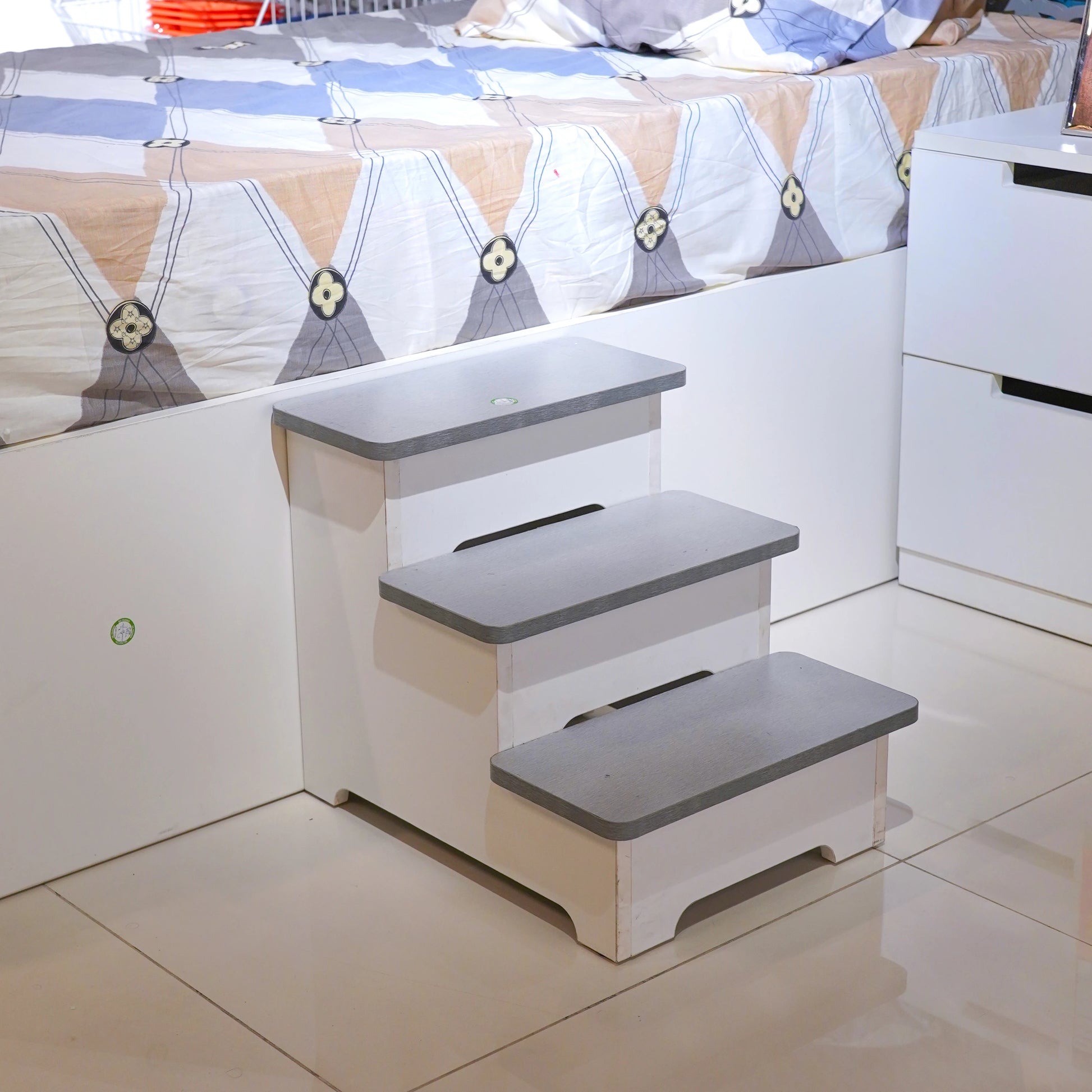 Liora Compact Bedside 3 Step Ladder