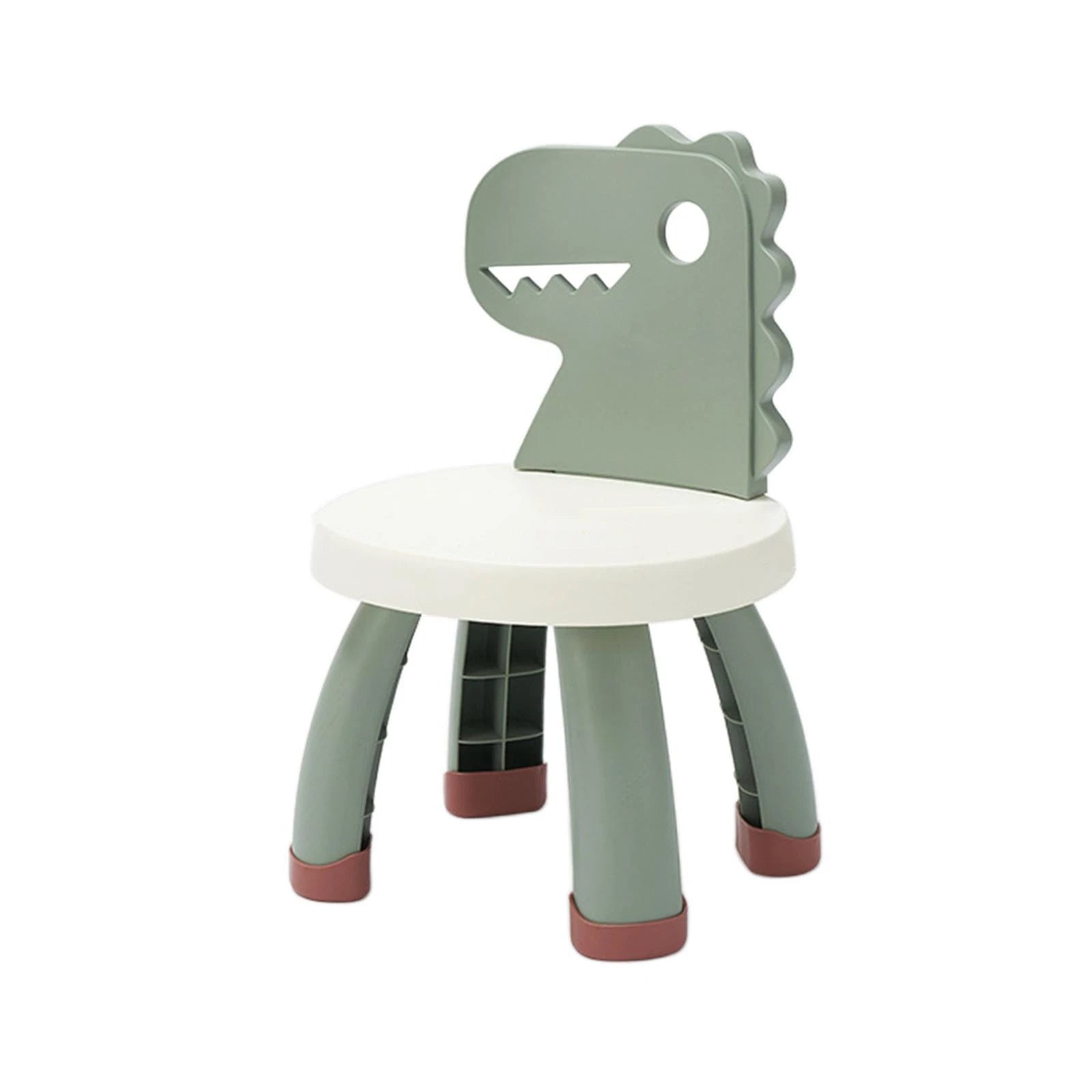 DINOCHOMP HEAVY-DUTY KIDS PLASTIC CHAIR-GREEN