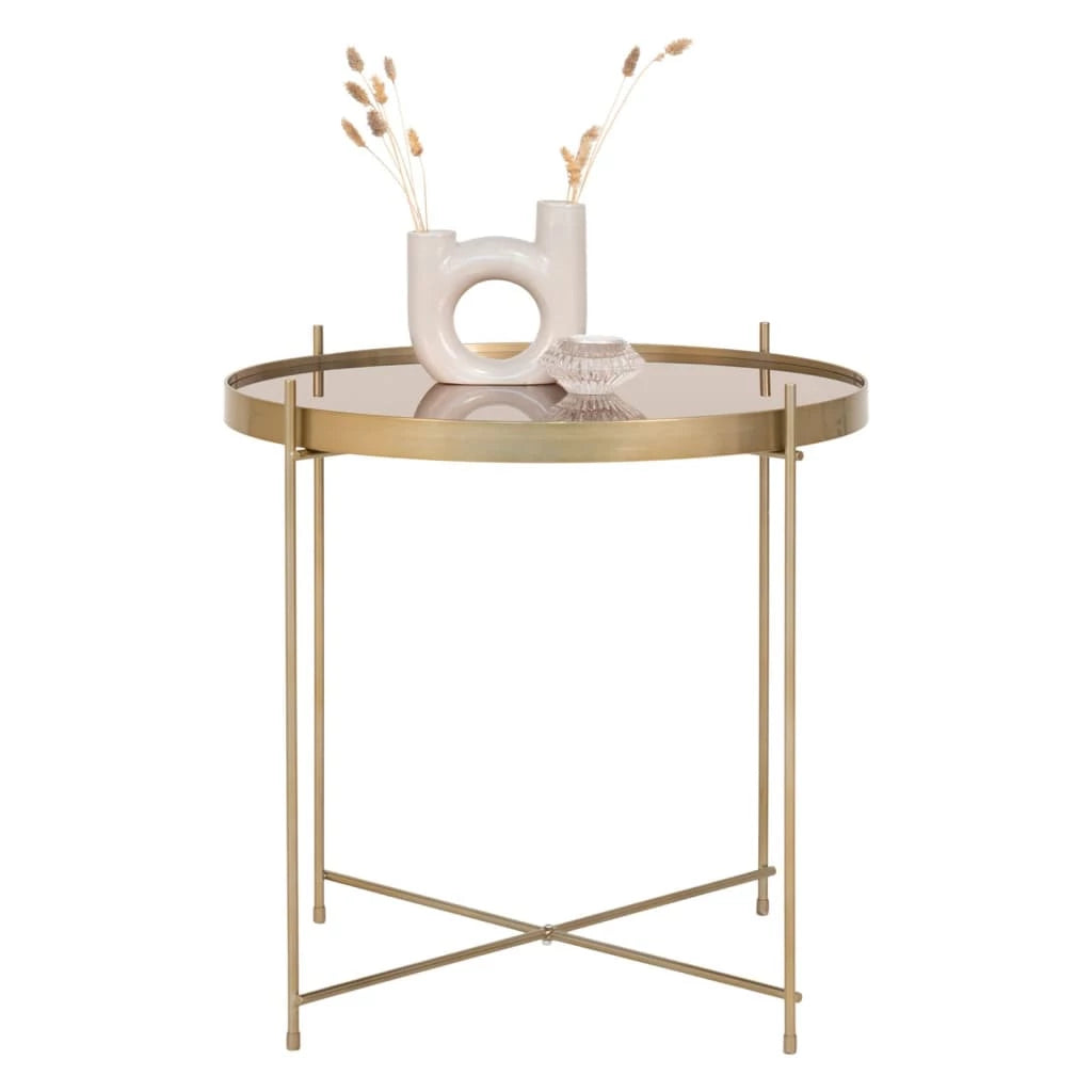 GOLD FRAME COFFEE / SIDE TABLE