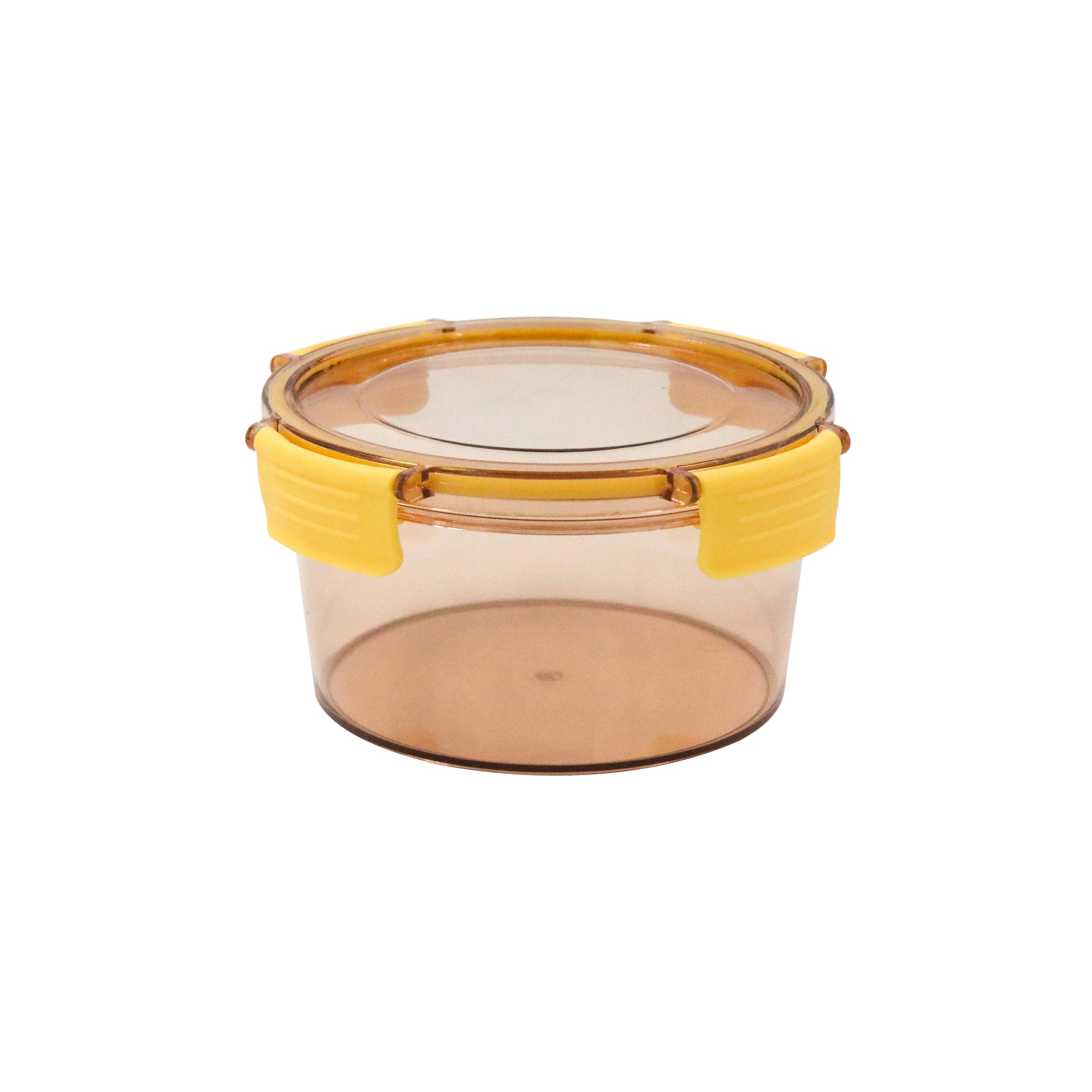 ROUND AIRTIGHT CLIP-LOCK FOOD STORAGE BOX