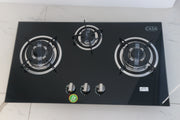 3-BURNER BLACKFLAME GAS HOB