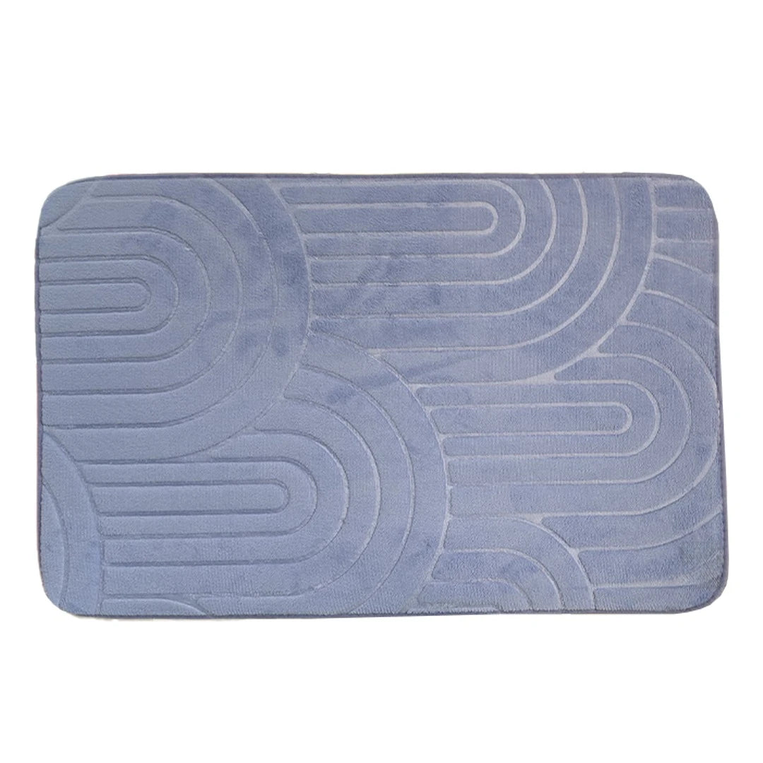 SOFT ARC TEXTURED BATH RUG / SOFT TOUCH ANTI-SLIP BATH MAT