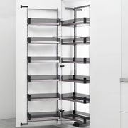 STAINLESS STEEL MULTITIER CORNER BASKET