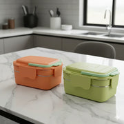 Smart Stack 2-in-1 Bento Lunch Box | Airtight, & Durable