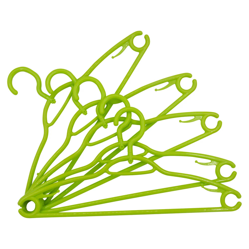 SLIMLINE PLASTIC CLOTH HANGER - 5PCS SET