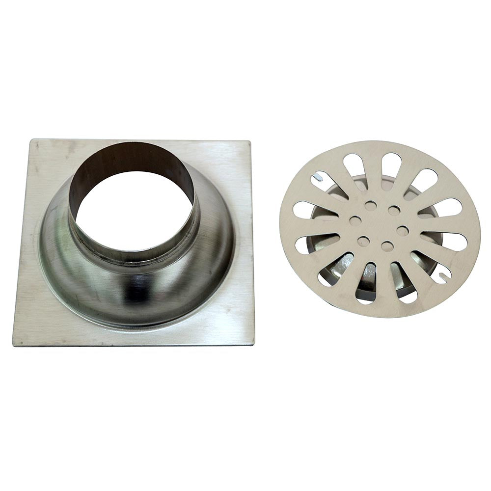 SQUARE STAINLESS STEEL DRAINAGE GULLY