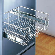 CHROME PLATED DRAWING BASKET
