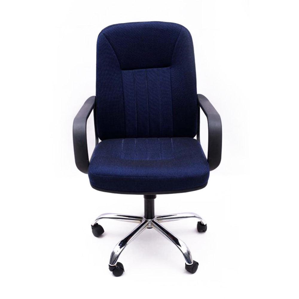 CHROME PLATE BASE OFFICE CHAIR
