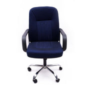 CHROME PLATE BASE OFFICE CHAIR