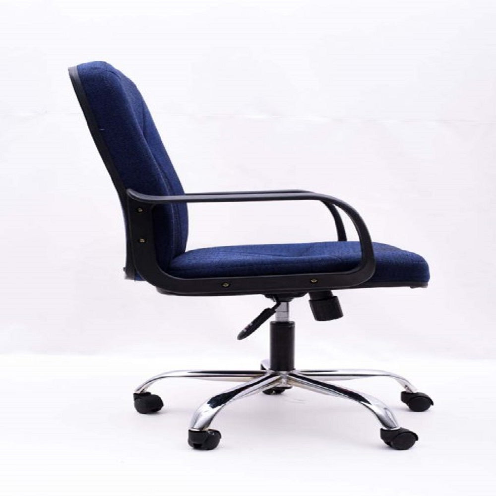 CHROME PLATE BASE OFFICE CHAIR