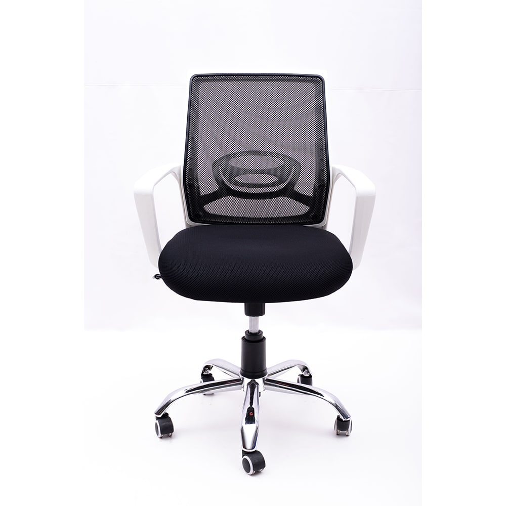 ERGONOMIC WHITE AIRGRID MESH OFFICE CHAIR - PERSONAL COMPUTER CHAIR