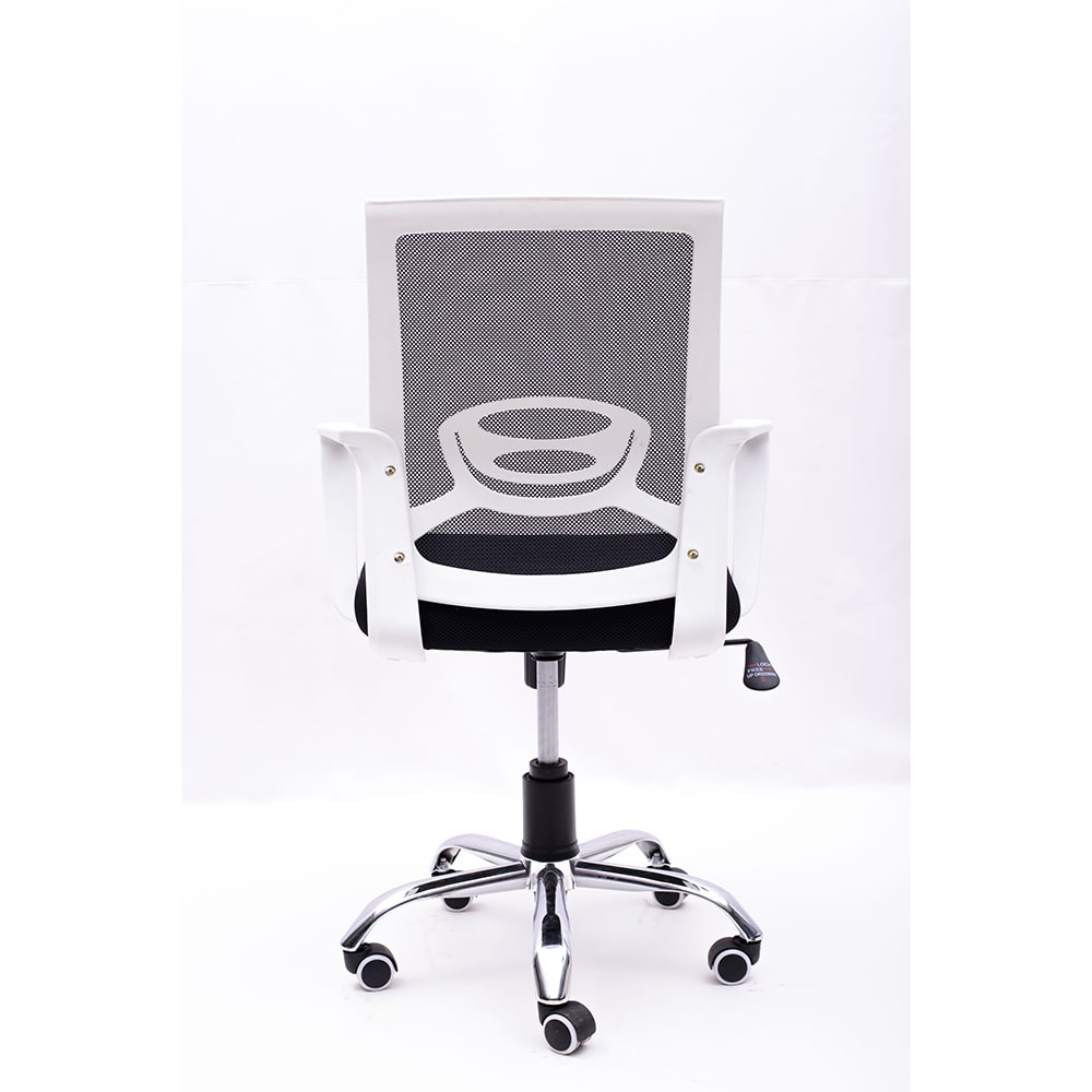 ERGONOMIC WHITE AIRGRID MESH OFFICE CHAIR - PERSONAL COMPUTER CHAIR