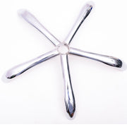 CHROME OFFICE CHAIR BASE - 300MM