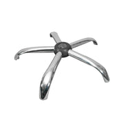 CHROME OFFICE CHAIR BASE - 280MM