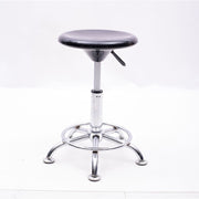 SWIVELING STOOL WITH PLASTIC TOP