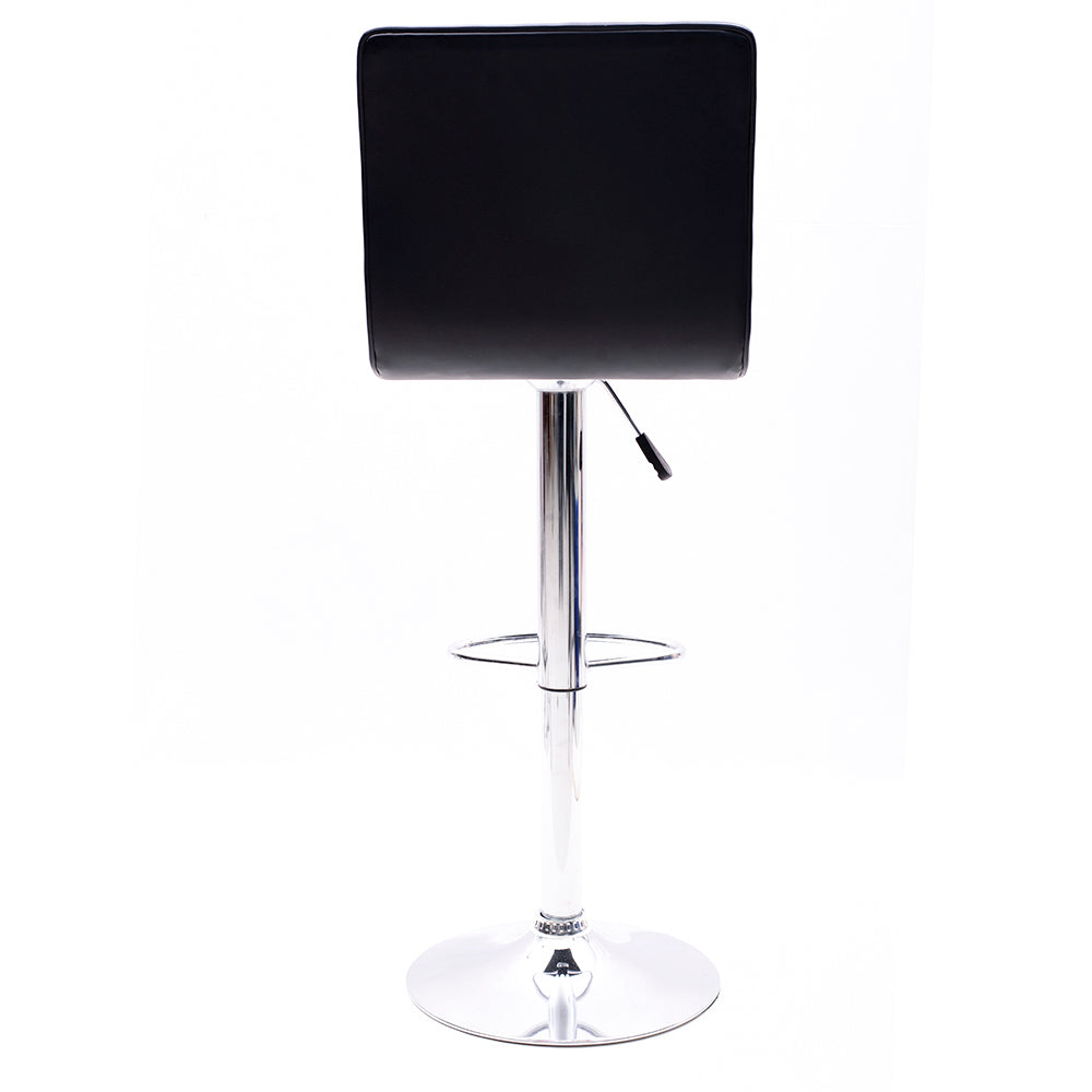 ERGONOMIC BAR STOOL WITH CHROME BASE